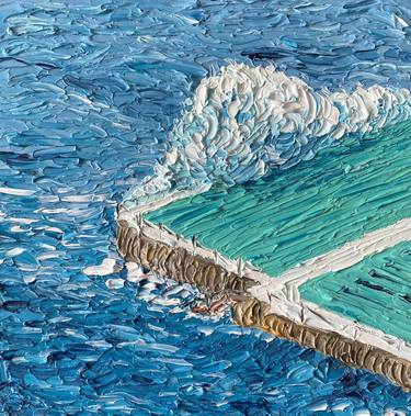 Print of Impressionism Seascape Paintings by Guzaliya Xavier