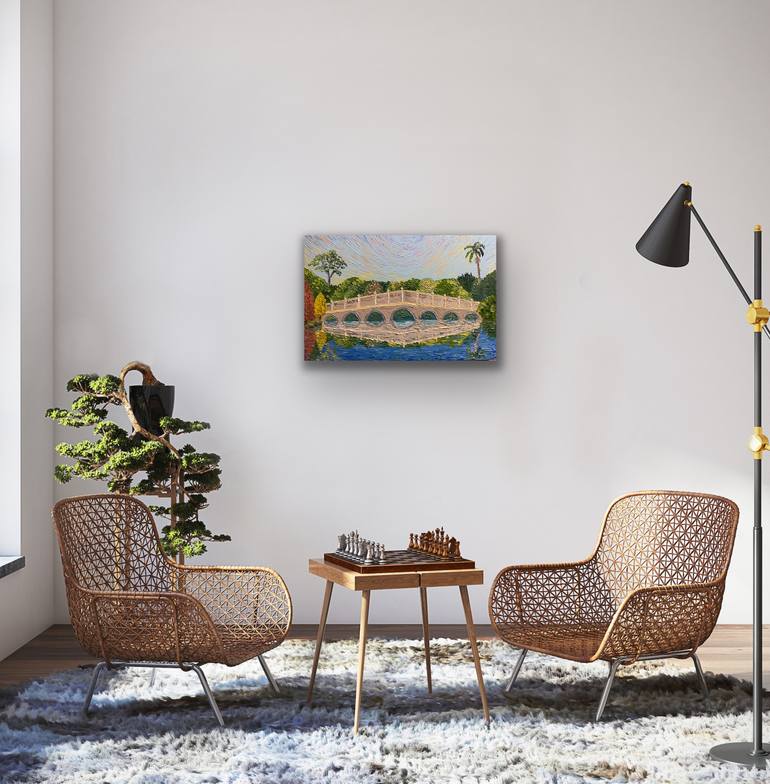 Original Conceptual Landscape Painting by Guzaliya Xavier