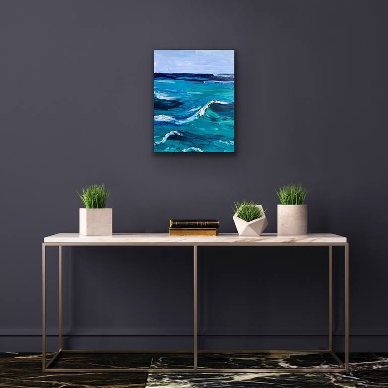 Original Seascape Painting by Guzaliya Xavier