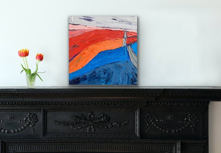 Original Abstract Landscape Painting by Guzaliya Xavier