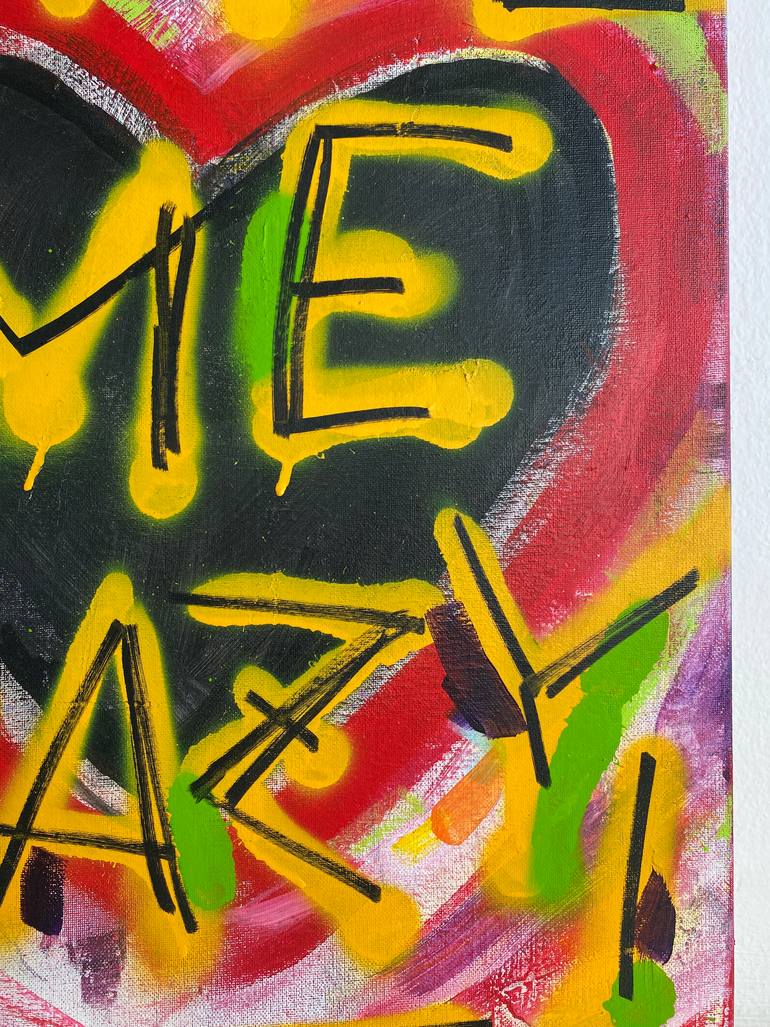 Original Abstract Graffiti Painting by Uravan Wa