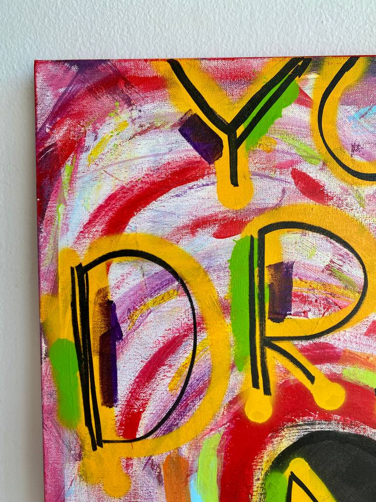 Original Abstract Graffiti Painting by Uravan Wa