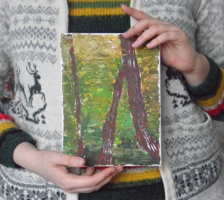 Original Abstract Painting by Yuliia Poltorak