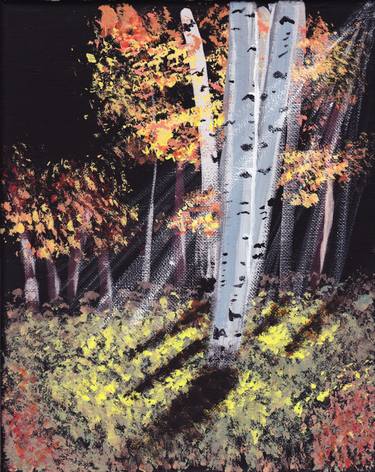 Print of Realism Tree Paintings by Elizabeth Heflin