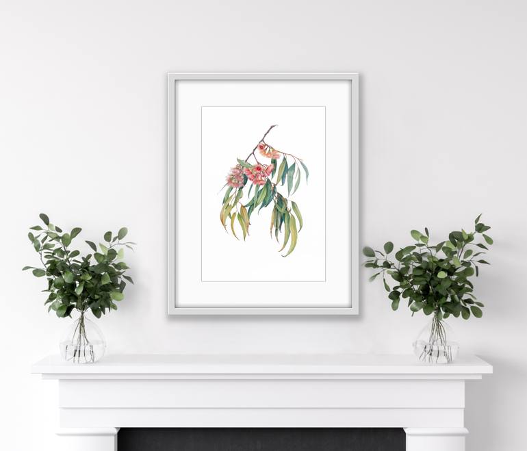 Original Illustration Floral Painting by Nataliia Kupchyk