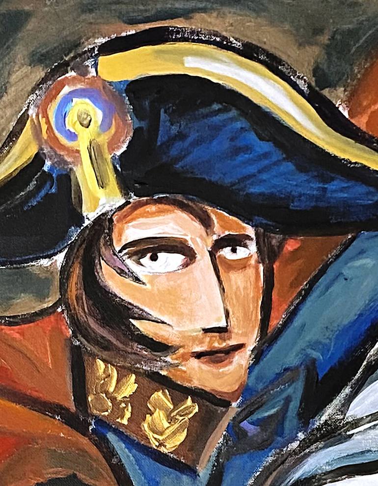 Original Abstract Expressionism Horse Painting by Lorenzo Corriez