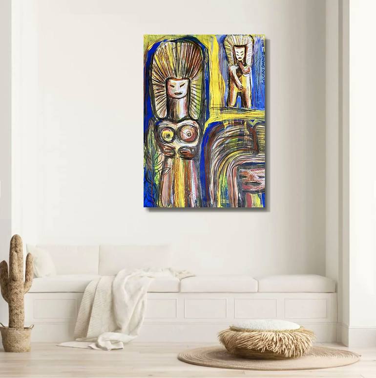 Original Expressionism Abstract Painting by Lorenzo Corriez