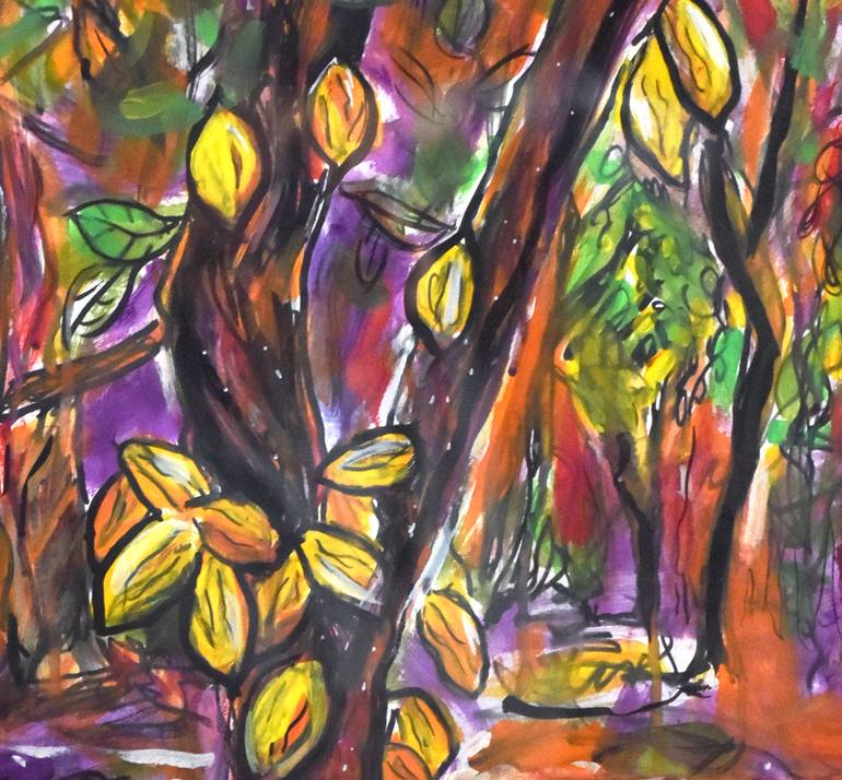 Original Contemporary Botanic Painting by Lorenzo Corriez