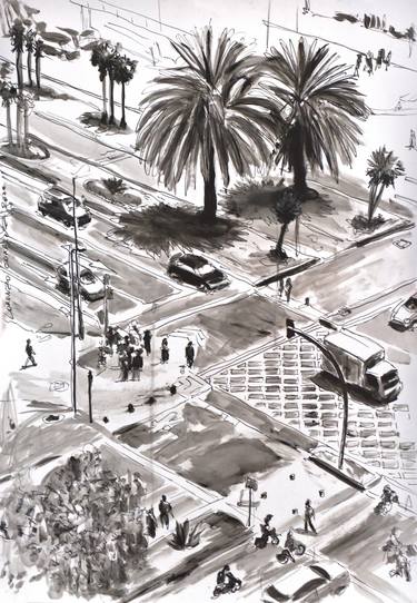 Original Figurative Architecture Mixed Media by Lorenzo Corriez