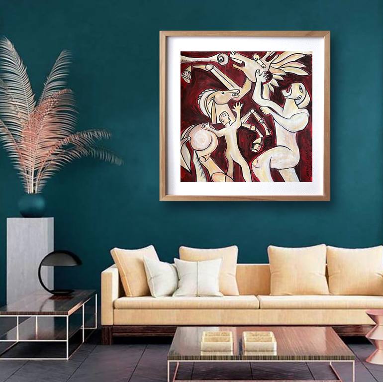 Original Contemporary Abstract Painting by Lorenzo Corriez