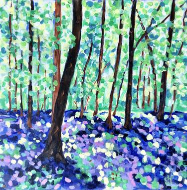 Original Impressionism Tree Paintings by Christine Hathaway