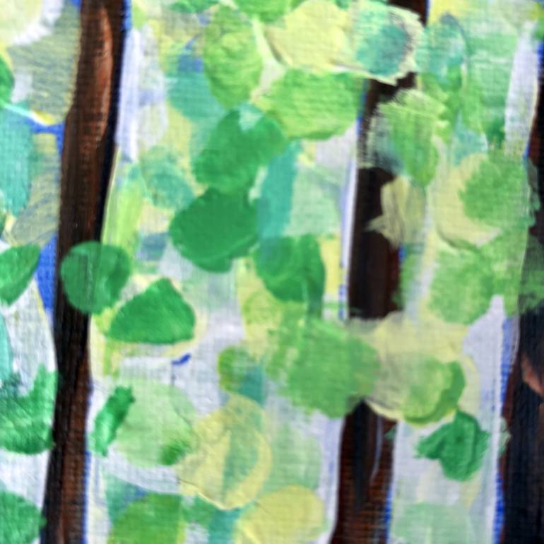 Original Impressionism Tree Painting by Christine Hathaway