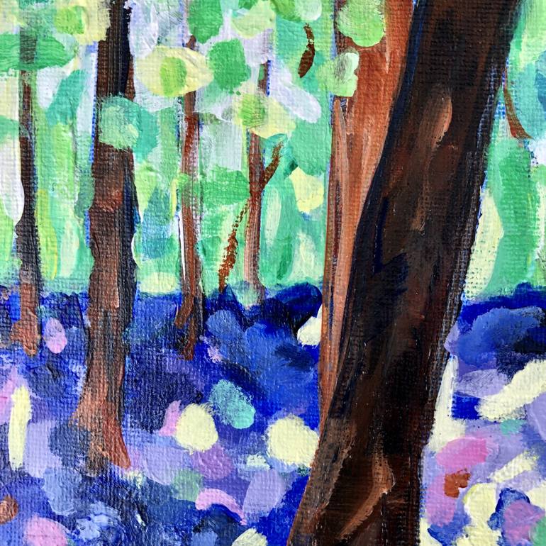 Original Impressionism Tree Painting by Christine Hathaway