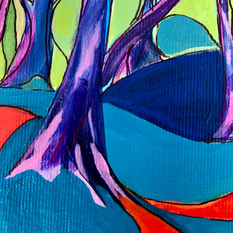 Original Abstract Expressionism Landscape Painting by Christine Hathaway