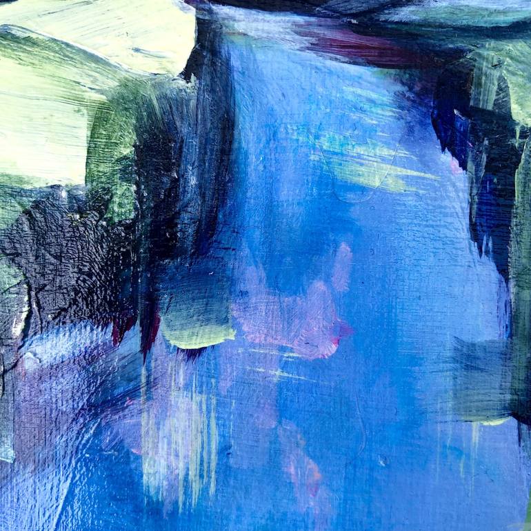 Original Abstract Expressionism Landscape Painting by Christine Hathaway