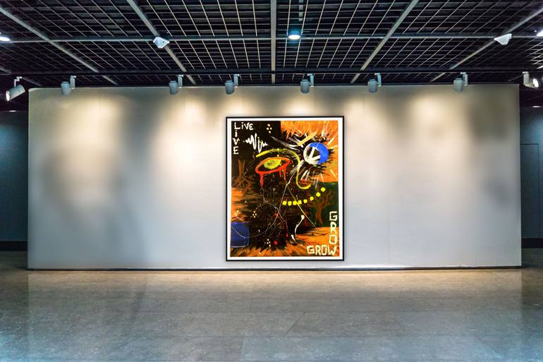 Original Expressionism Abstract Painting by Devon Zayd El