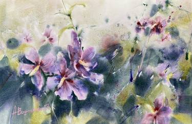Original Impressionism Floral Paintings by Anna Boginskaia
