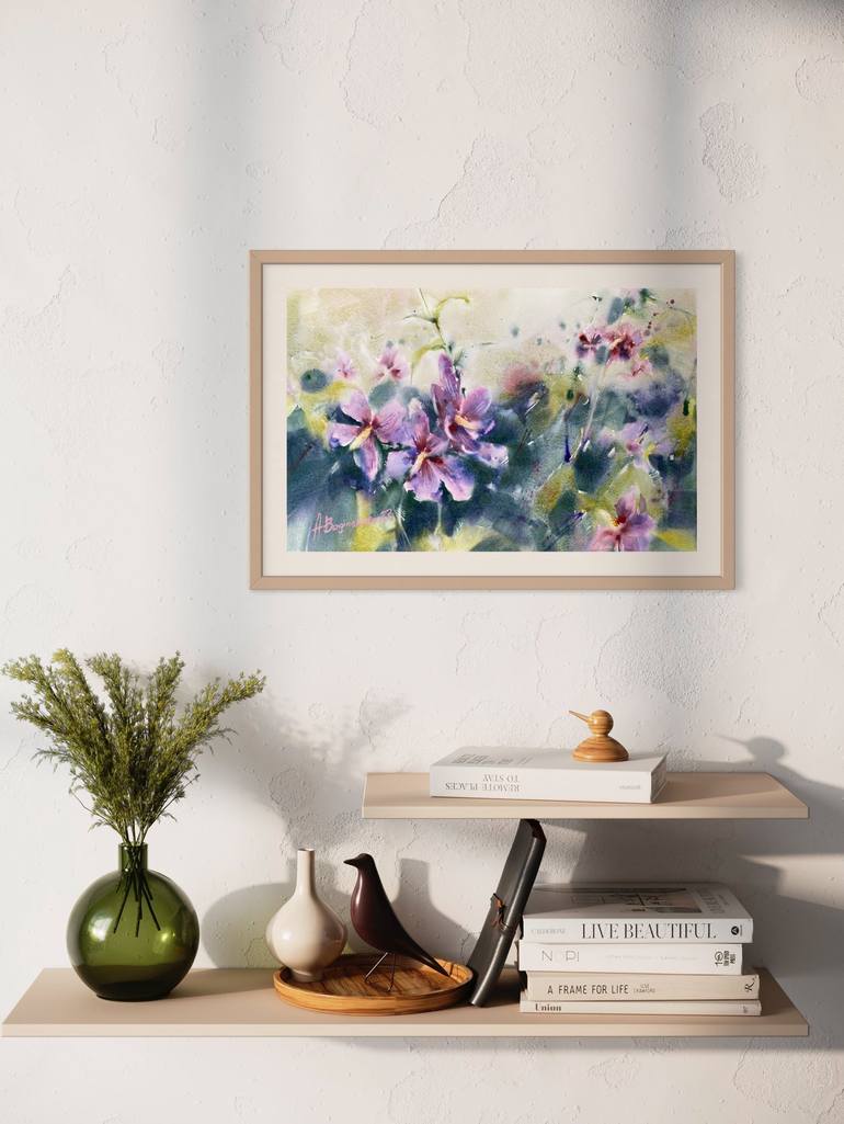 Original Floral Painting by Anna Boginskaia