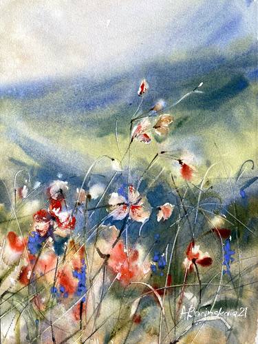 Print of Floral Paintings by Anna Boginskaia