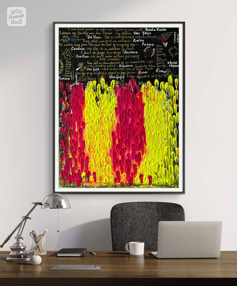 Original Contemporary Abstract Painting by Bisma Mansoor