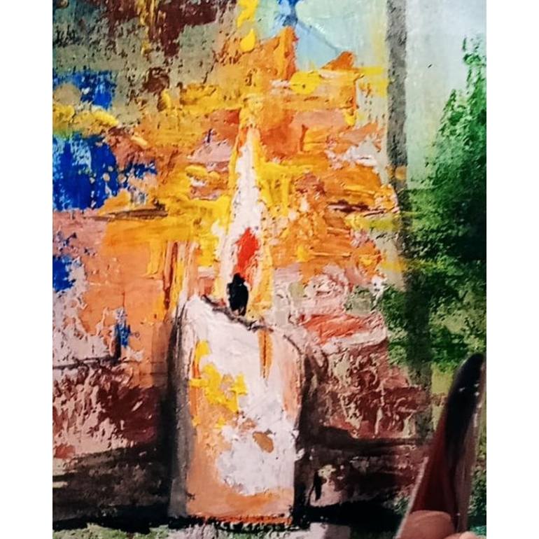 Original Abstract People Painting by Bisma Mansoor