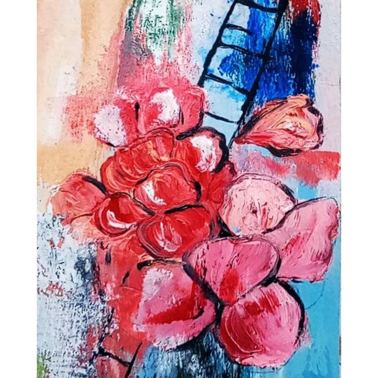 Original Abstract People Painting by Bisma Mansoor