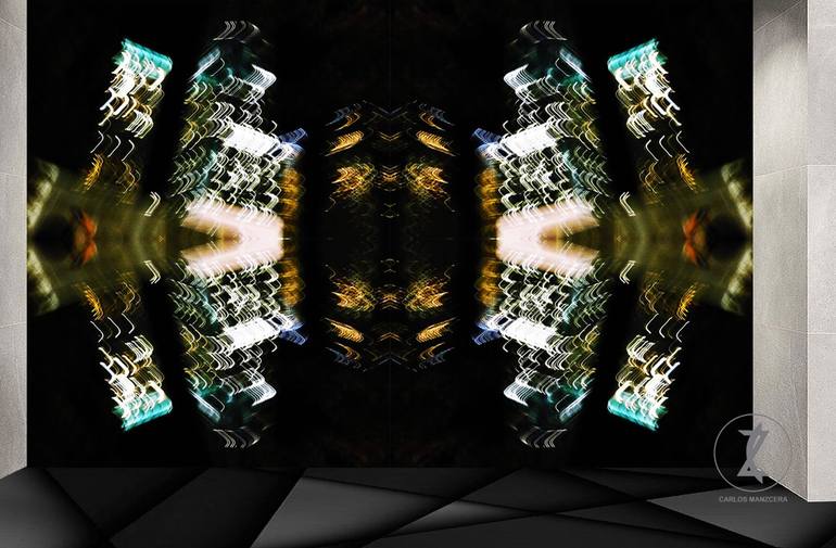 Original Abstract Expressionism Light Photography by Carlos Manzcera