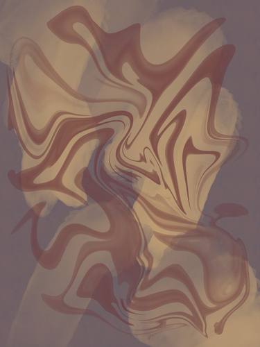 Original Modern Abstract Digital by Michelle Hoffmann