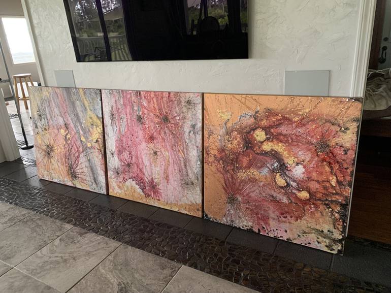 Original Abstract Expressionism Abstract Painting by Laura Mcclanahan