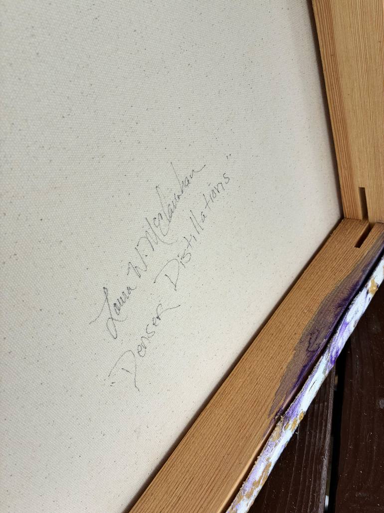 Original Abstract Expressionism Abstract Painting by Laura Mcclanahan