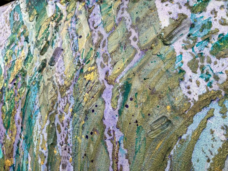 Original Abstract Expressionism Abstract Painting by Laura Mcclanahan