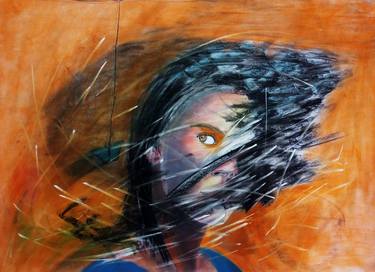 Original Abstract People Drawings by Luis Key