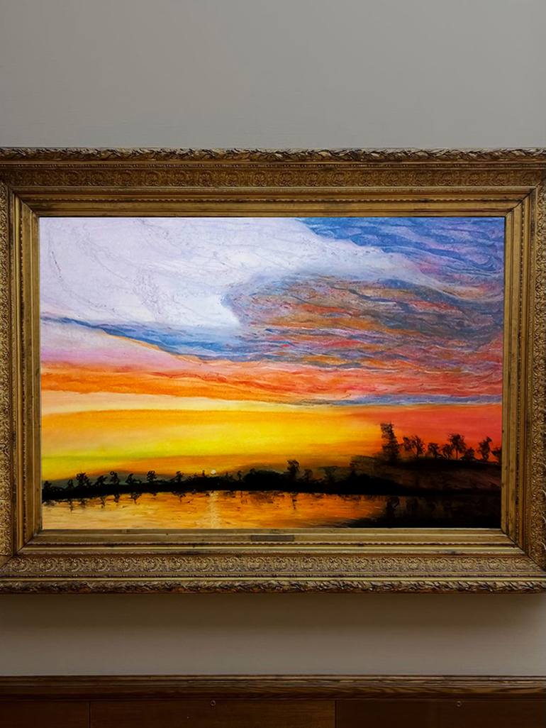 Original Art Nouveau Nature Drawing by Luis Key