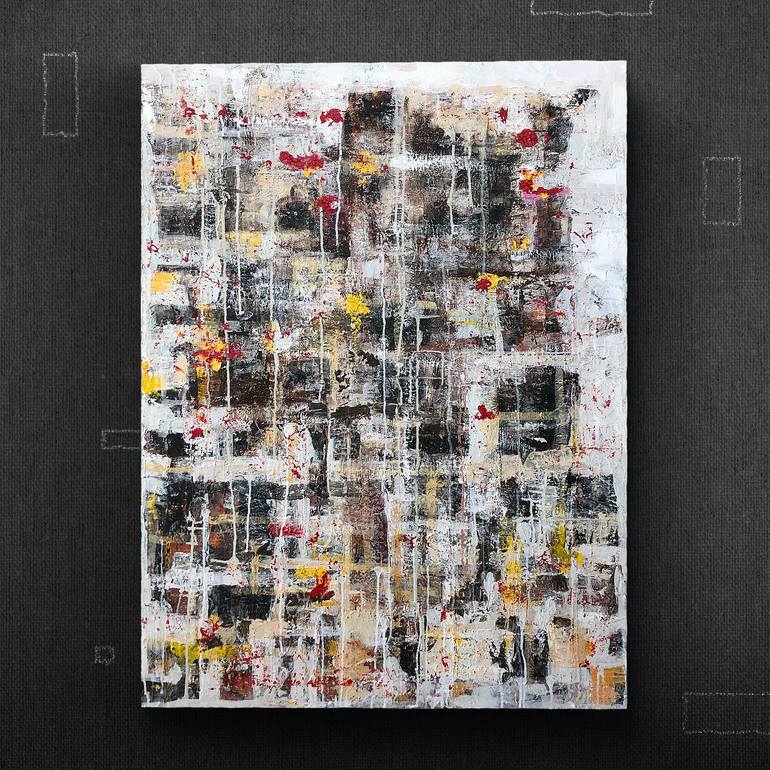 Original Abstract Expressionism Abstract Painting by Vic Decrow