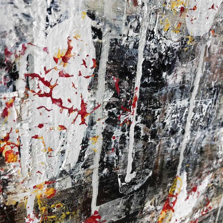 Original Abstract Expressionism Abstract Painting by Vic Decrow