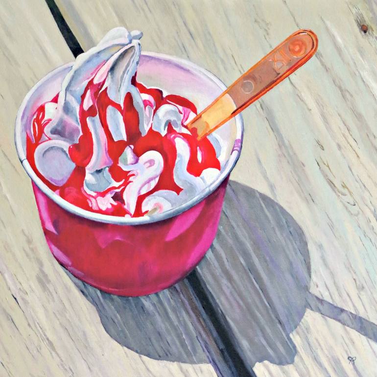 Mr Whippy at Holkham Painting by Sheila Robinson | Saatchi Art