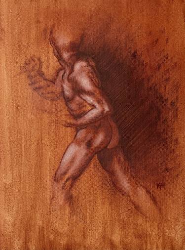 Original Figurative Nude Paintings by Kathleen Tappin-Hughes