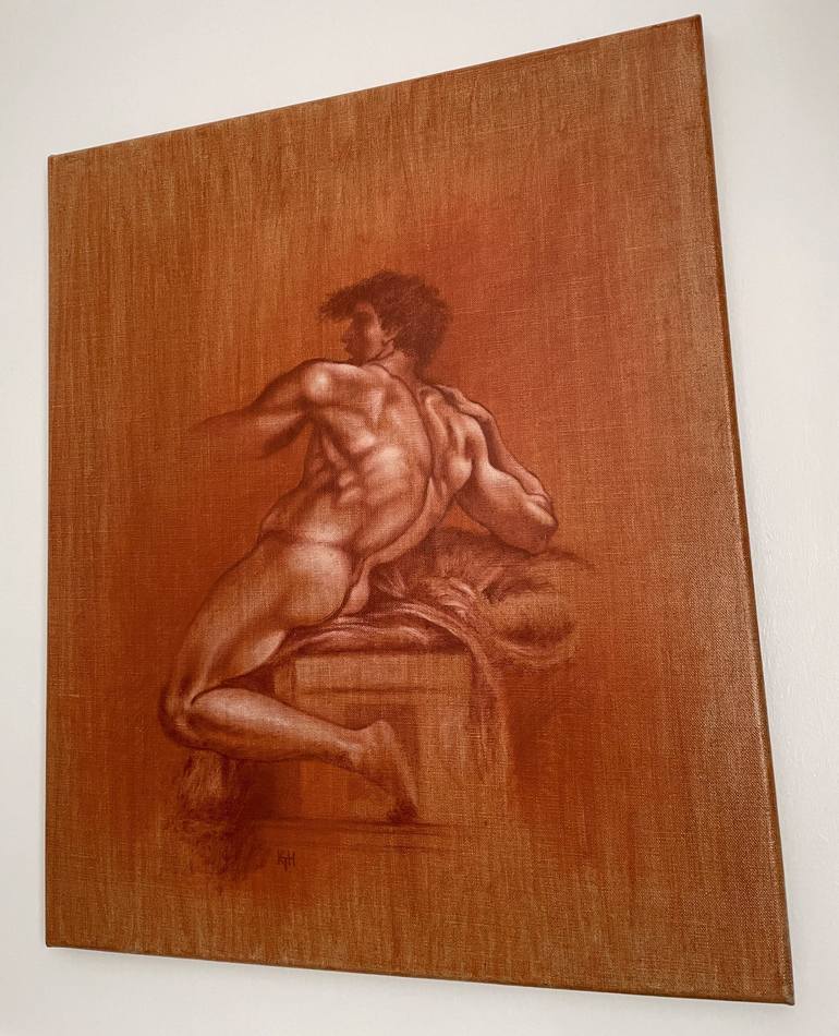Original Figurative Nude Painting by Kathleen Tappin-Hughes