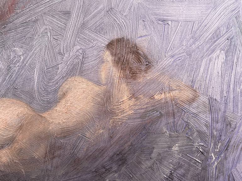 Original Figurative Nude Painting by Kathleen Tappin-Hughes