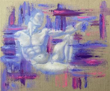Print of Abstract Nude Paintings by Kathleen Tappin-Hughes