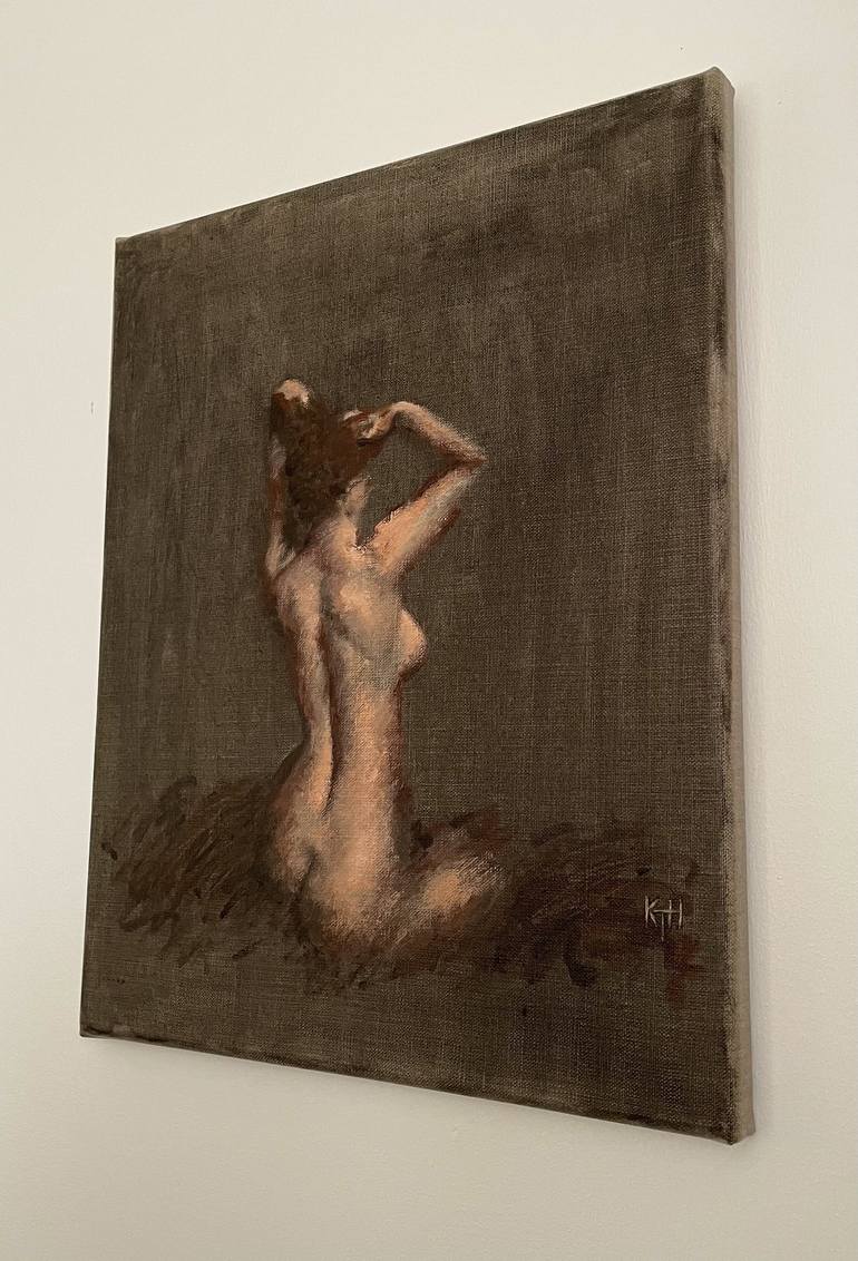 Original Figurative Nude Painting by Kathleen Tappin-Hughes