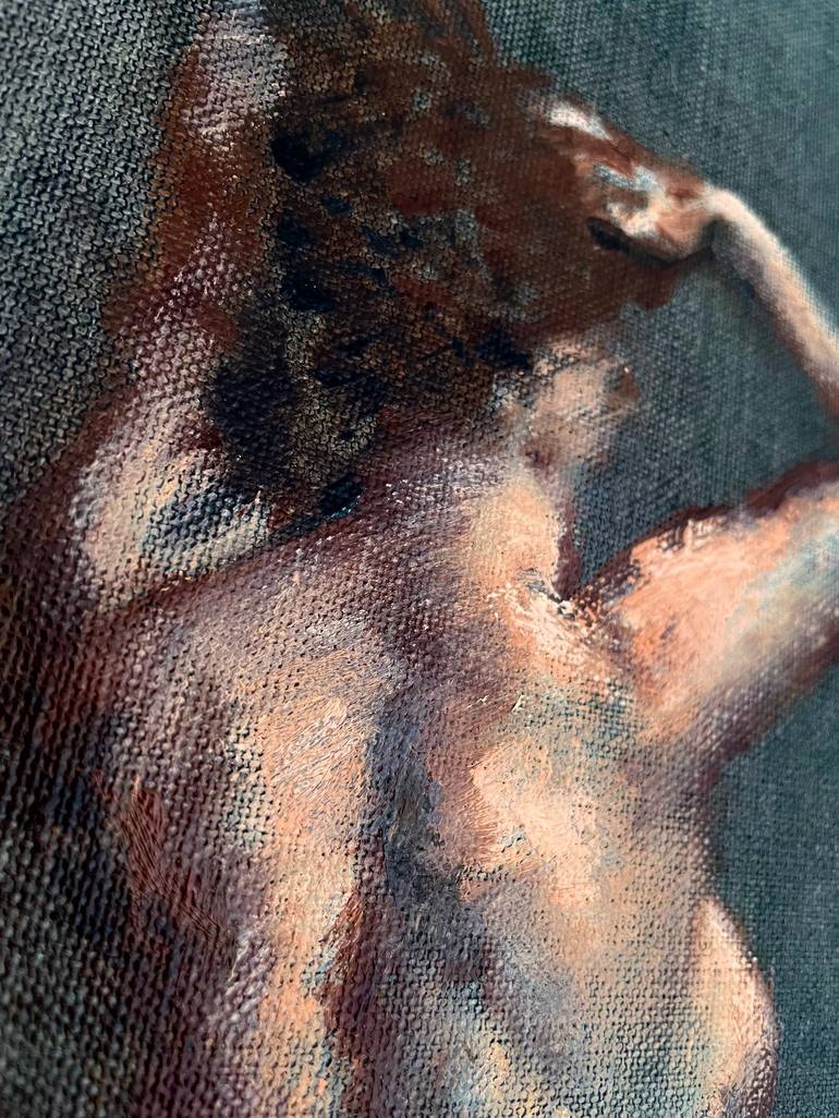 Original Figurative Nude Painting by Kathleen Tappin-Hughes