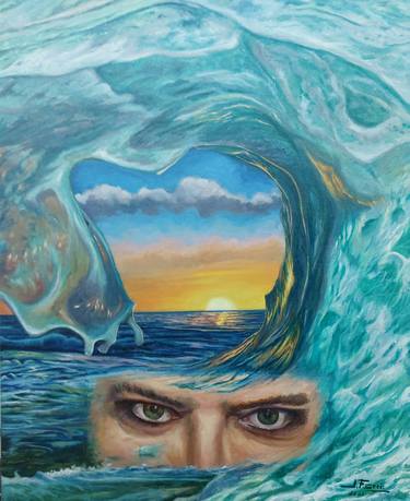 Print of Surrealism Water Paintings by Joan Ferri