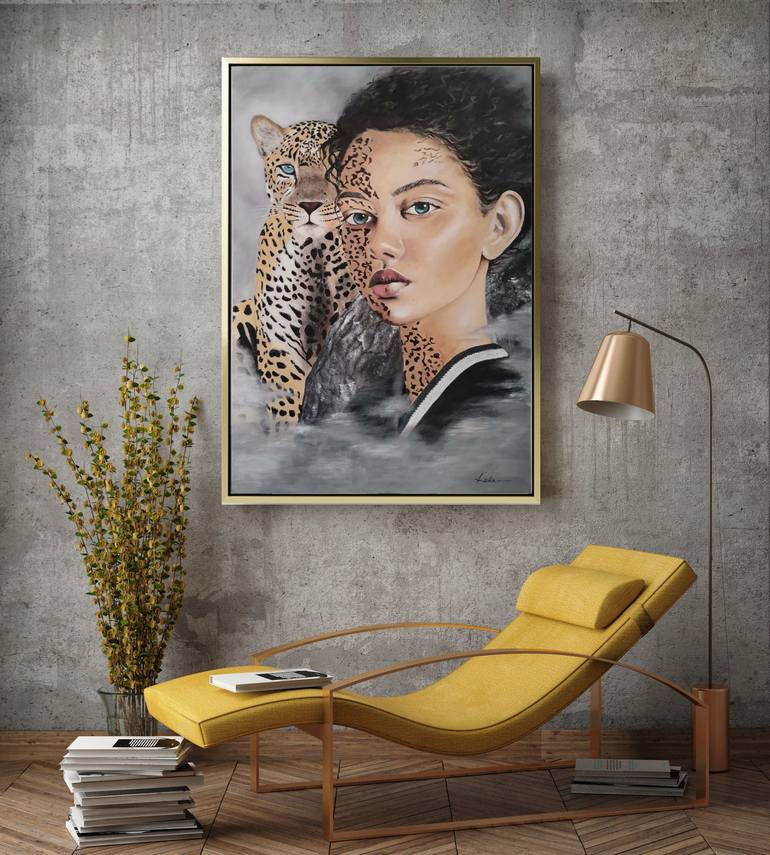 Original Fine Art Animal Painting by Kata Artist