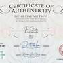 The Study | Series One | Certificate of Authenticity