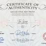 The Island | Series Two | Certificate of Authenticity