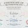 The Awakening | Series One | Certificate of Authenticity