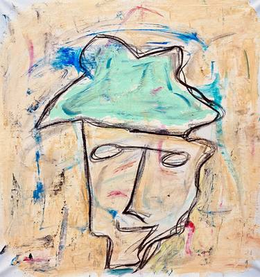 Original Abstract Expressionism Abstract Mixed Media by Asmaa Harimi