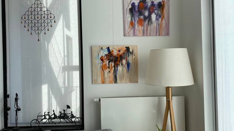 Original Illustration Abstract Painting by Asmaa Harimi
