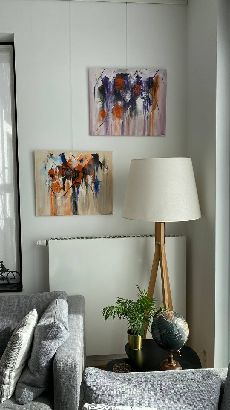 Original Illustration Abstract Painting by Asmaa Harimi